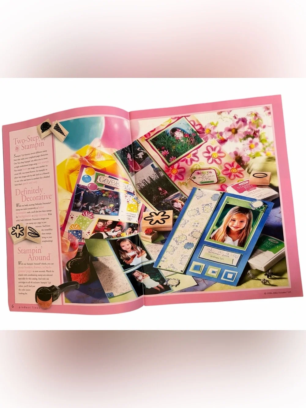 3 Stampin' Up! Idea Book & Catalogs from 2002, 2003 & 2004